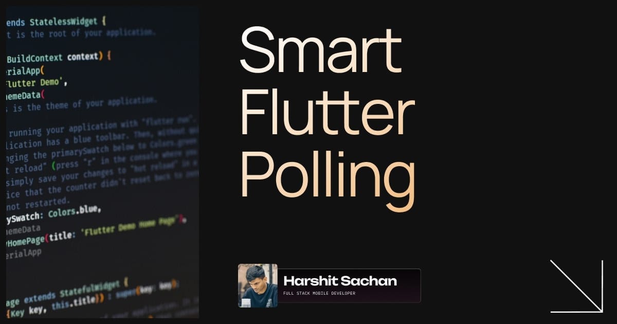 Smart Polling in Flutter: Build It Once, Run It Right