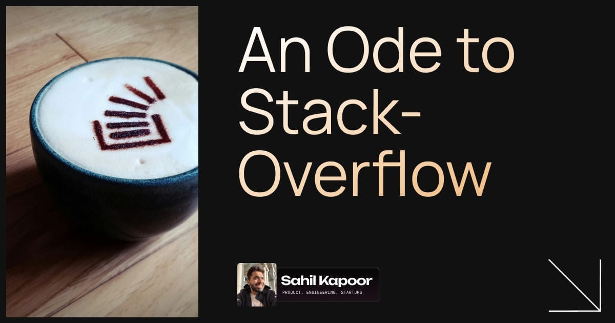 An Ode to Stack Overflow: The Community That Taught a Generation to Think