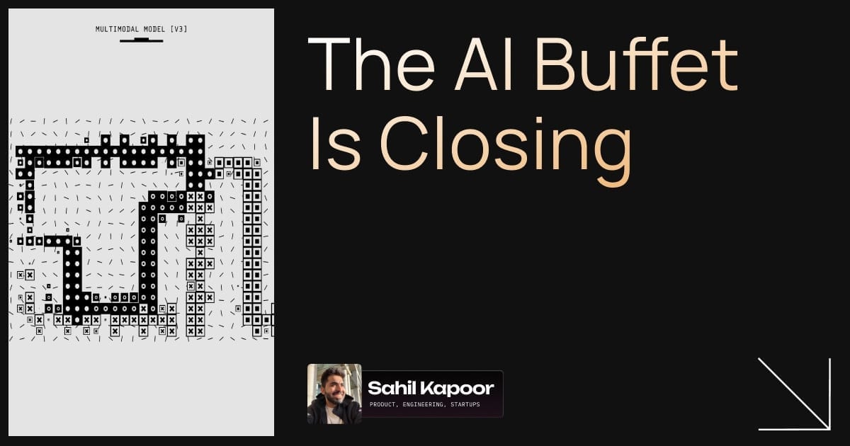 AI Buffet is Closing