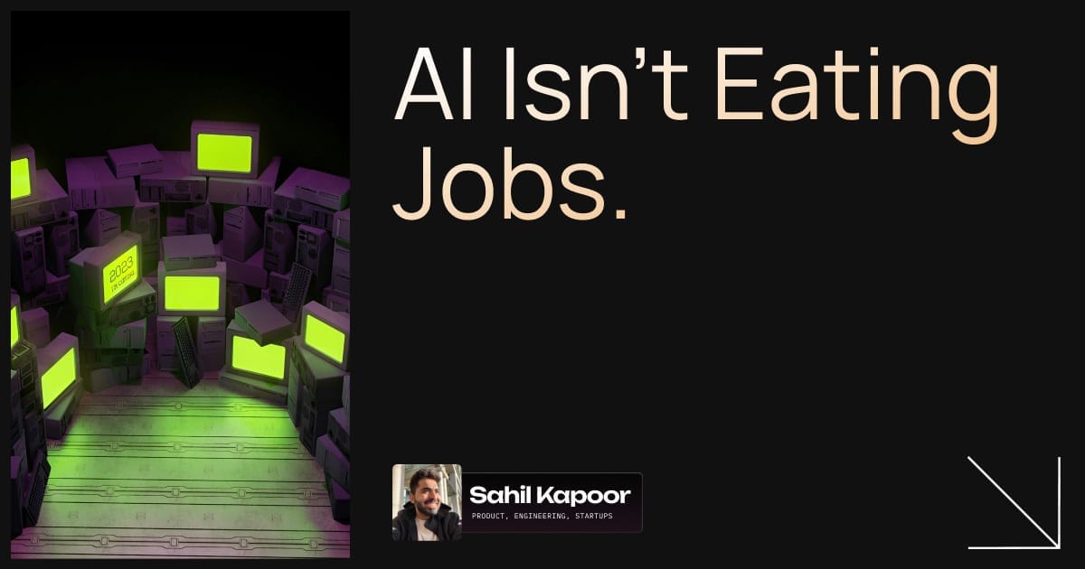 AI Isn't Eating Jobs. It's Printing Companies.