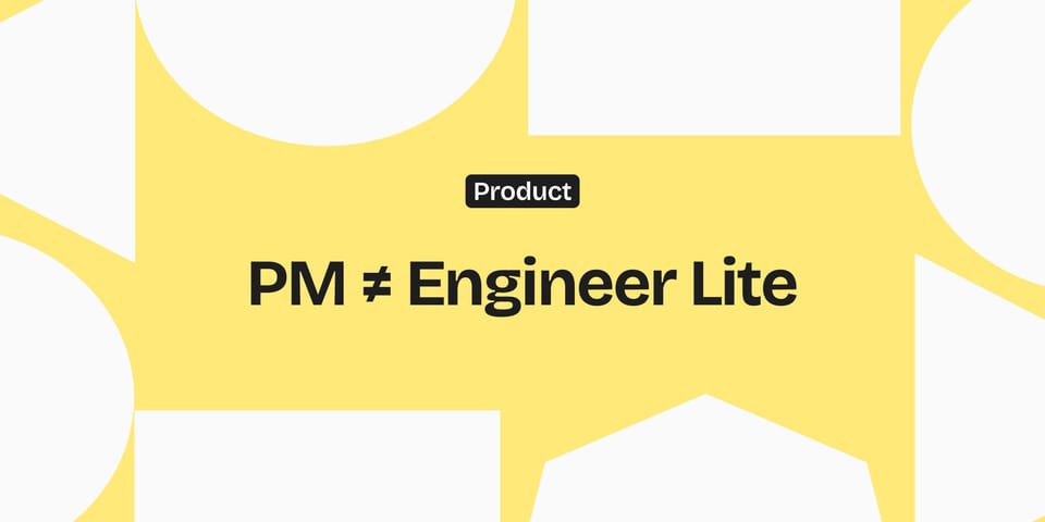Product Managers don't need to code
